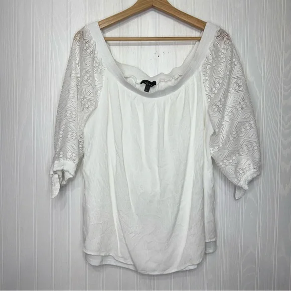 ALYX white off the shoulder shirt size 2X - Picture 1 of 8
